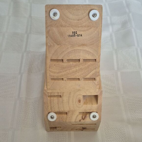 Henckels Wooden Knife Block 13 Slots by Natural Brown - Picture 8 of 16